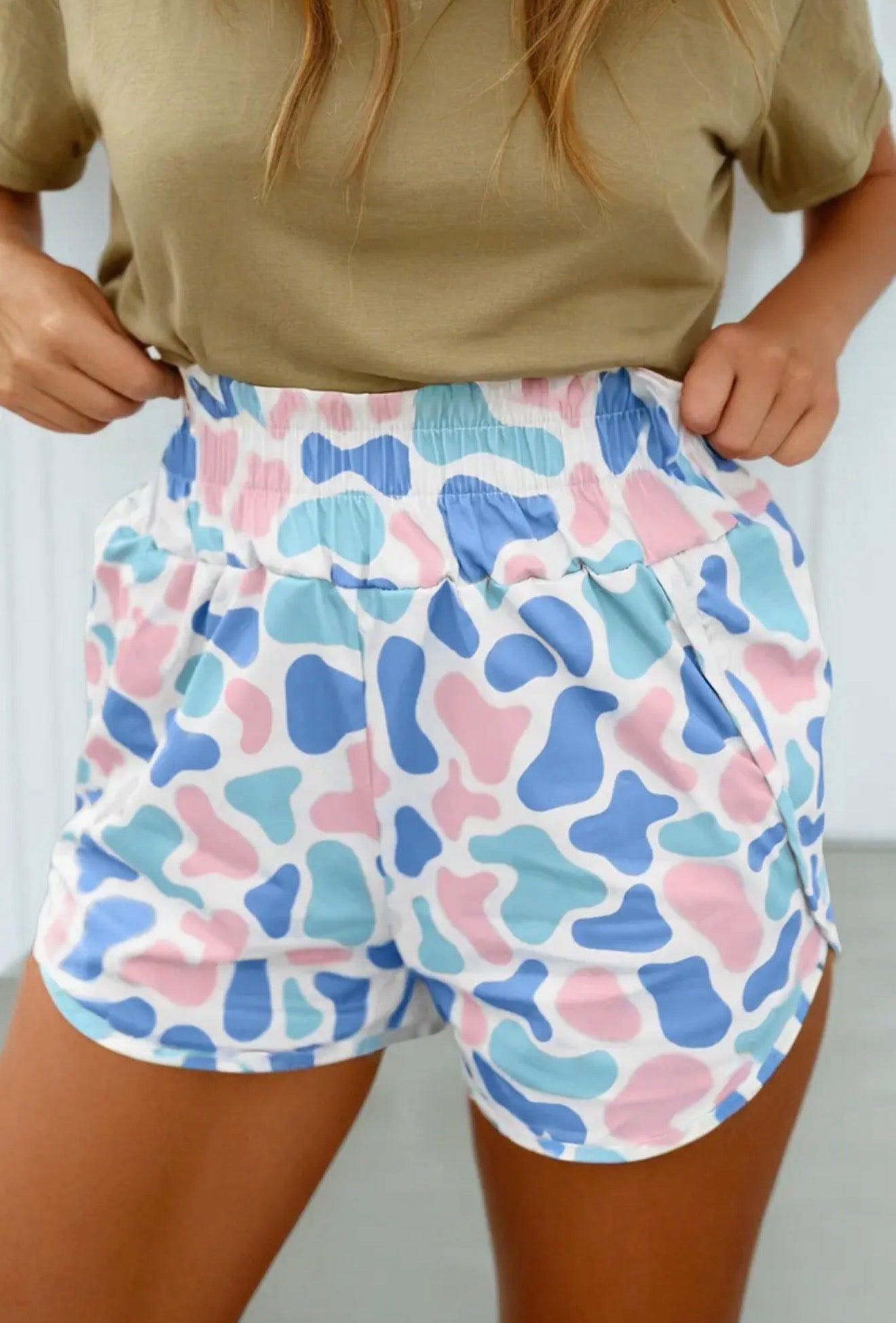 Colorful Camo Shorts