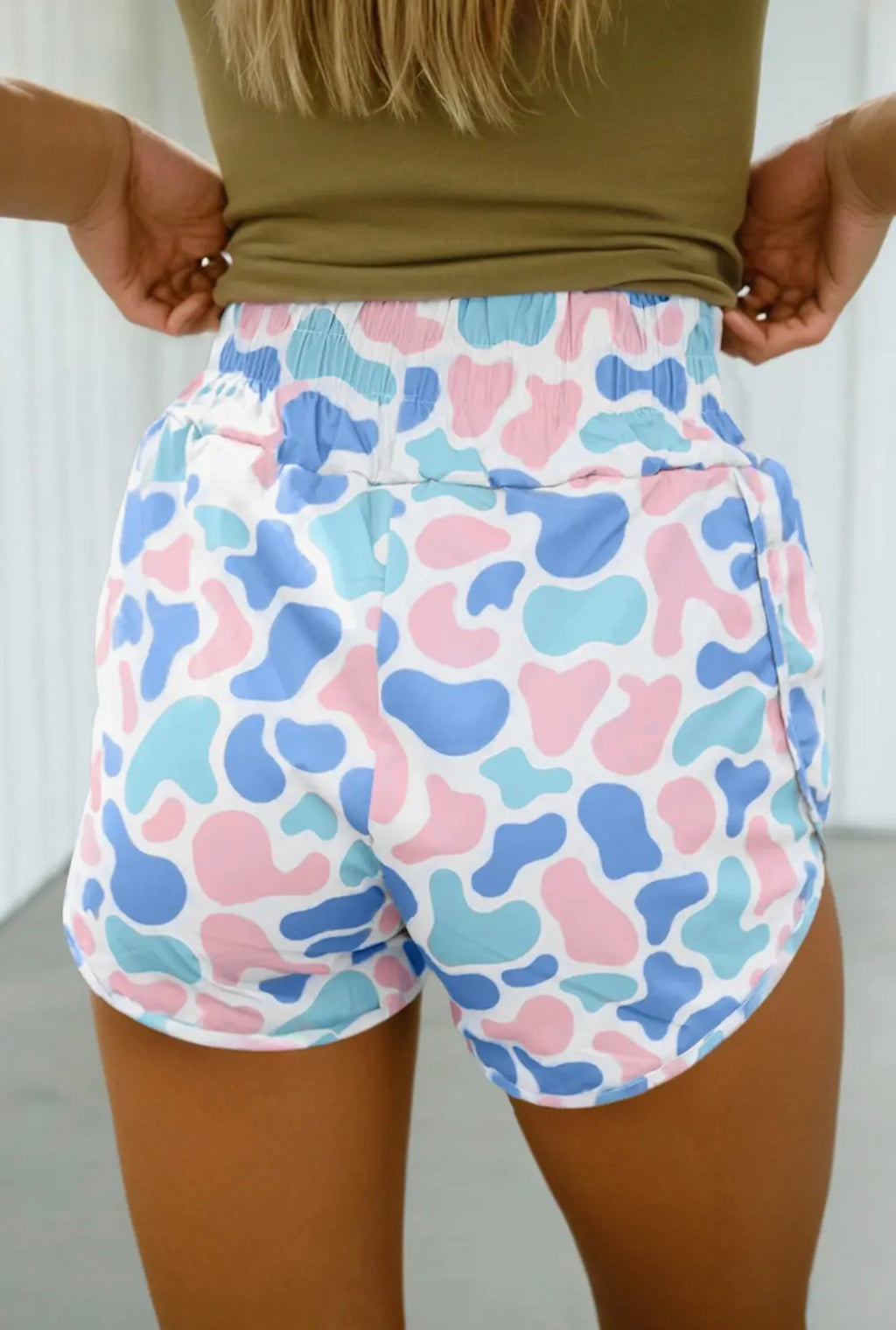 Colorful Camo Shorts