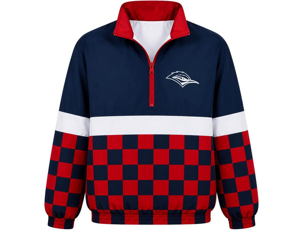 PRE-ORDER 1/4 Zip Windbreaker Long Sleeve Quarter Zip Jacket Pullover