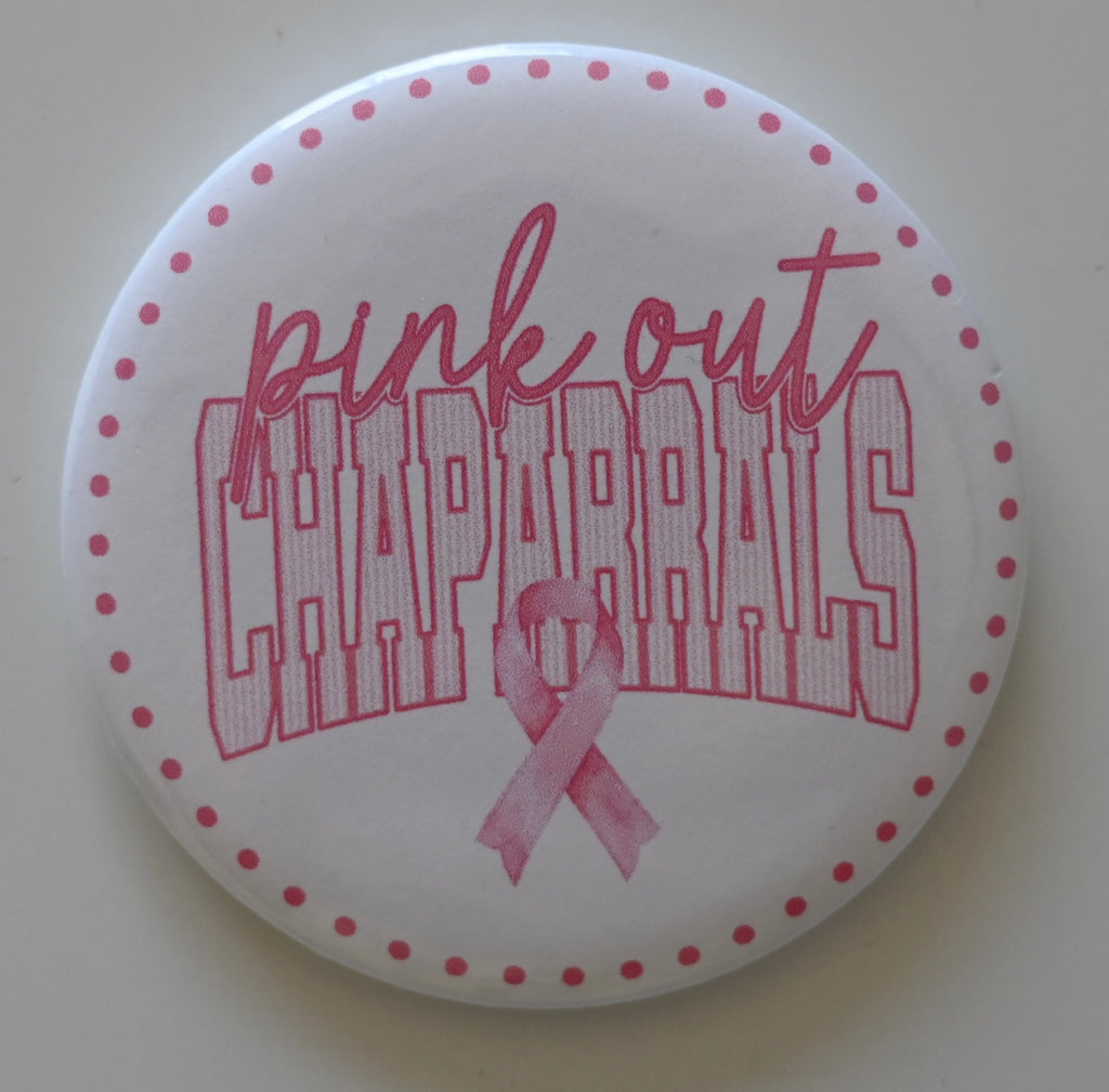Pink Out Mascot Button