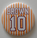 Striped Name/Number Button