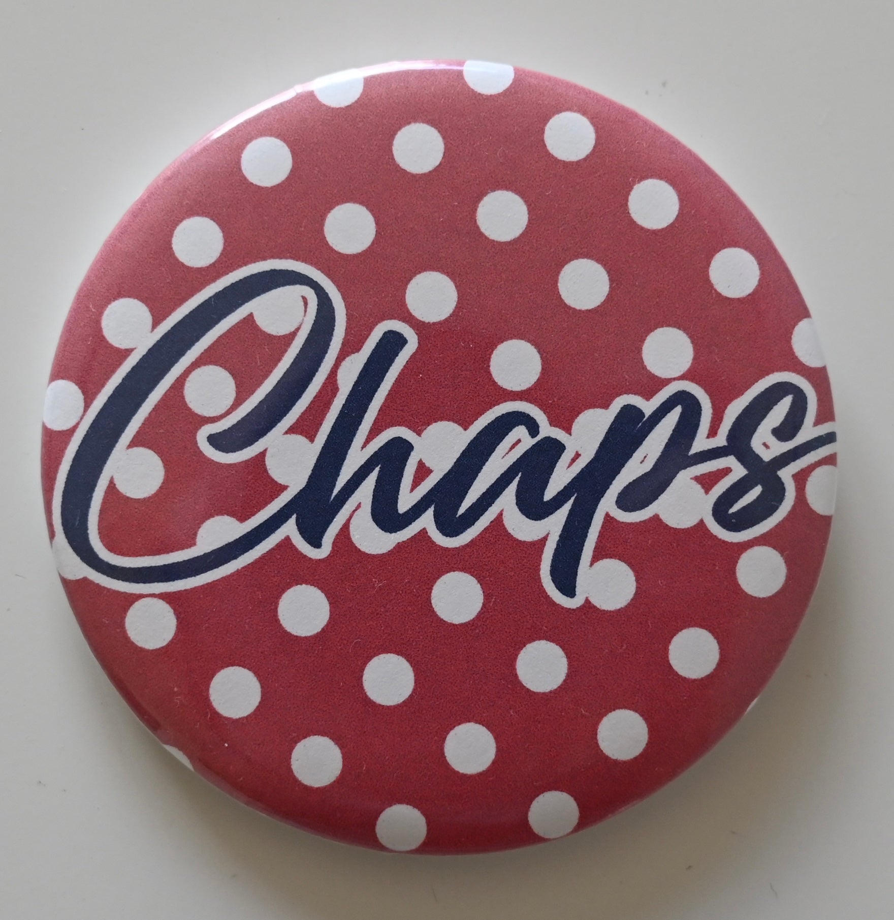 Polka Dot Mascot Button