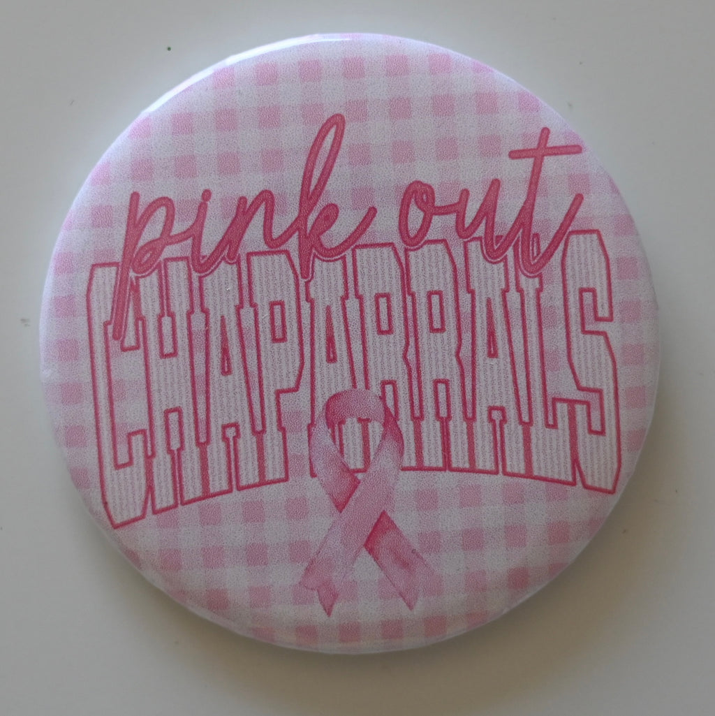 Pink Out Mascot Button