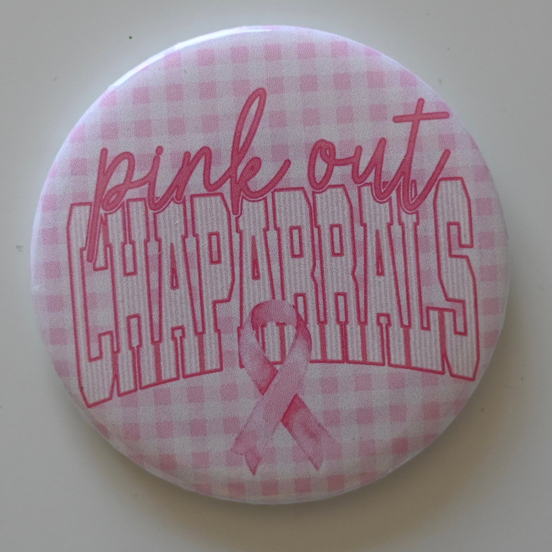 Pink Out Mascot Button