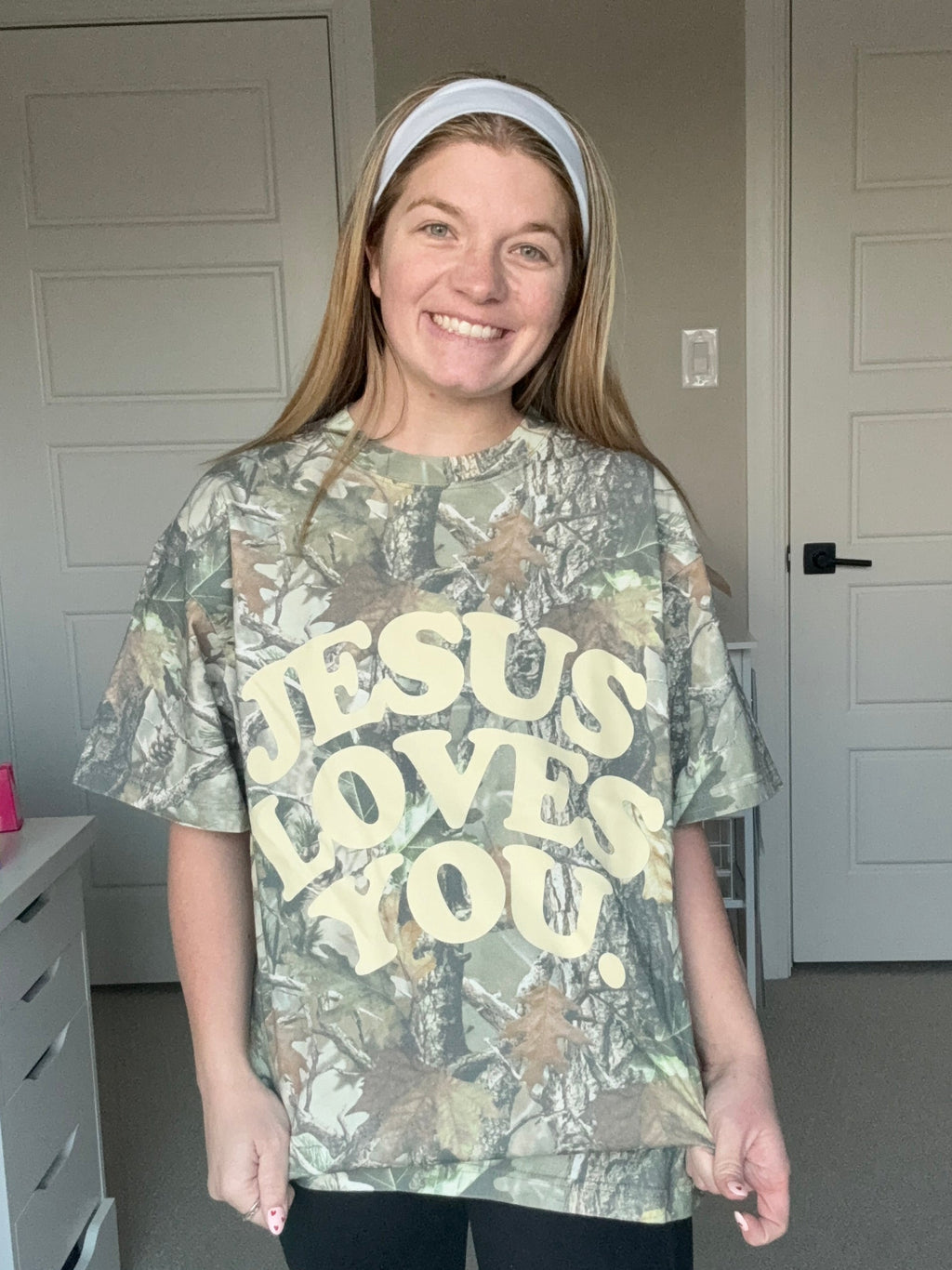 Jesus Loves You Camo Tee
