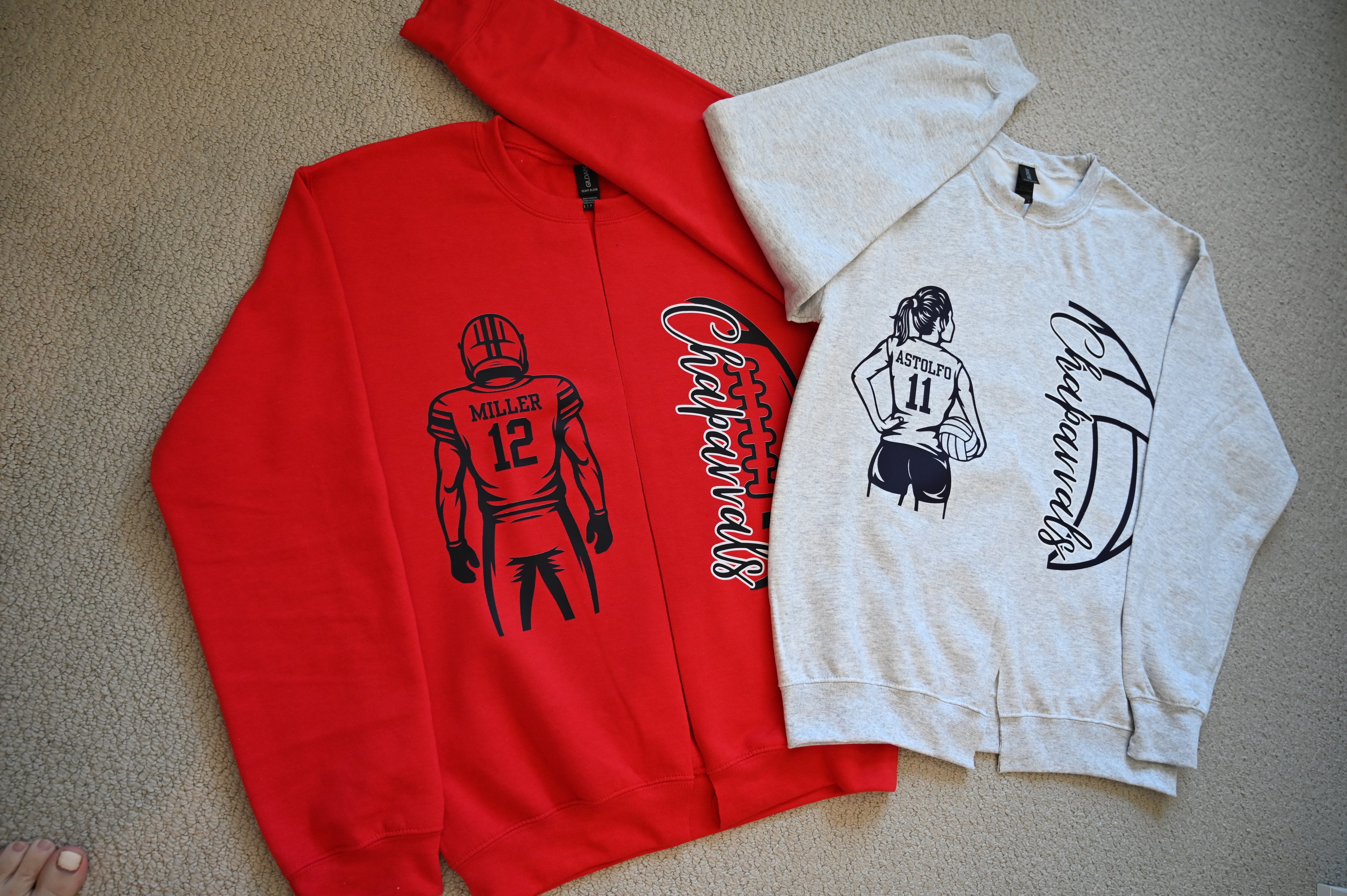 Custom Player Cardigan Crewneck