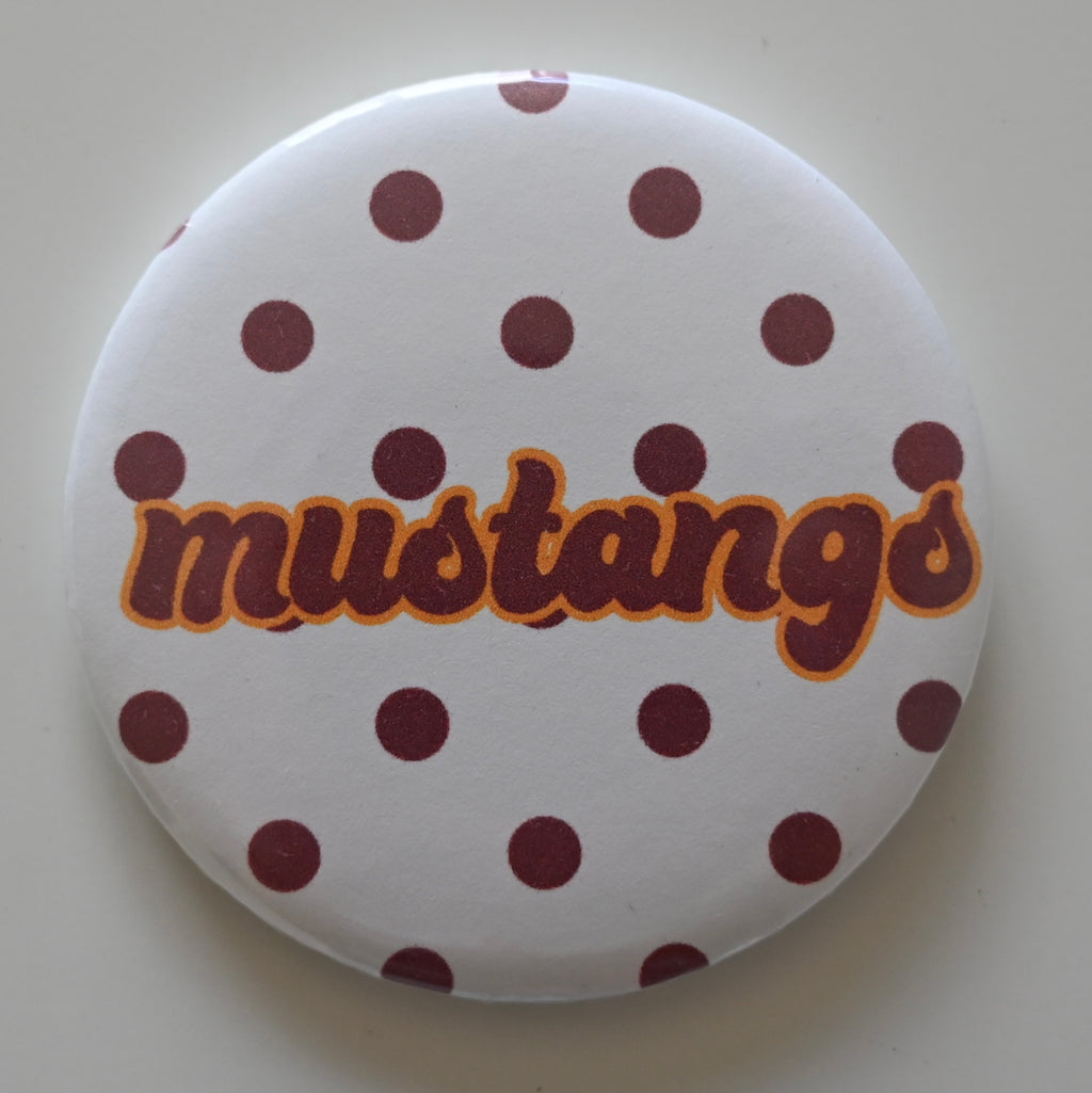 Polka Dot Mascot Button