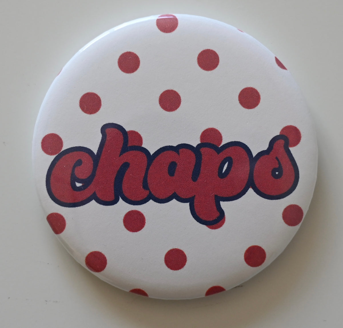 Polka Dot Mascot Button
