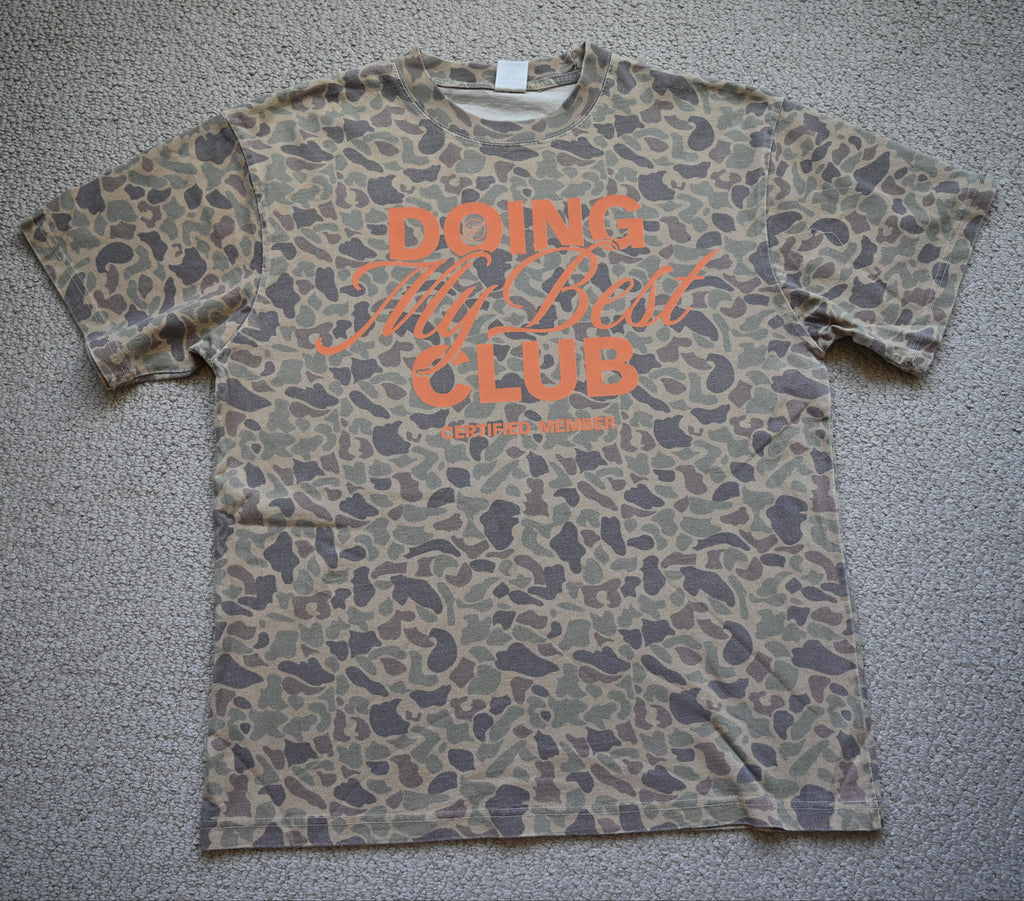 Doing My Best Club Duck Camo Oversized T-Shirt