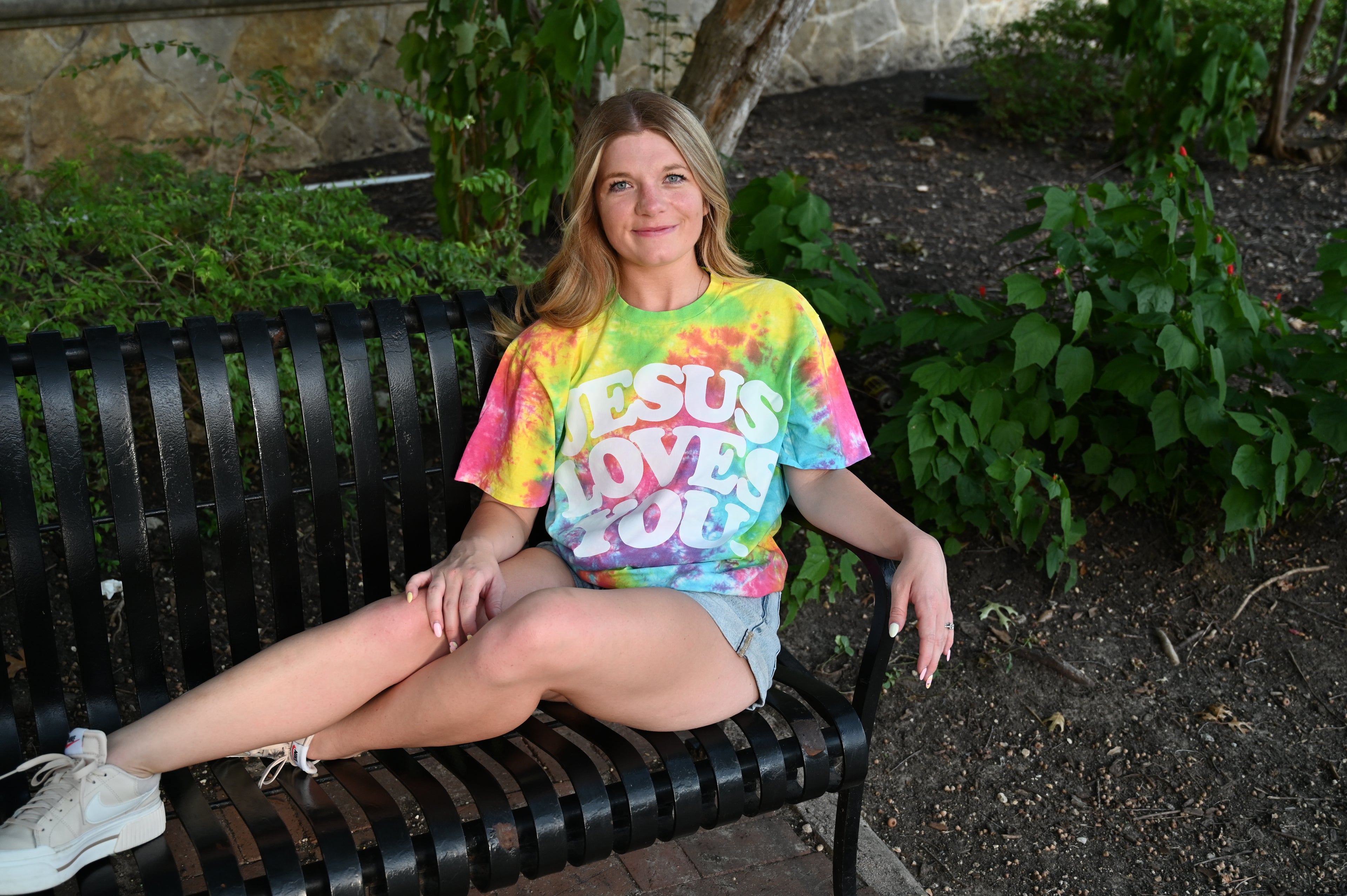 Tie Dye Jesus Loves You