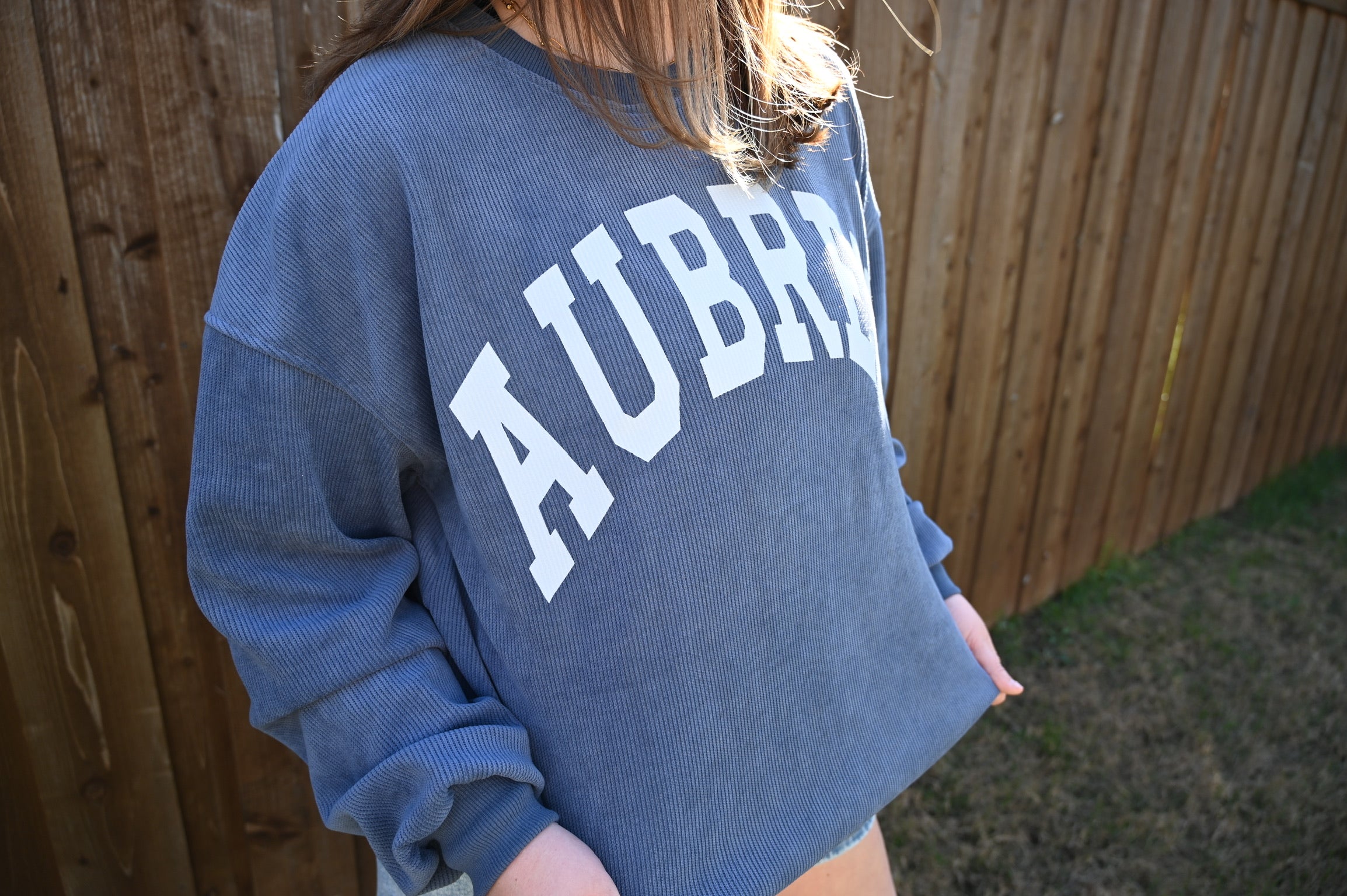 Aubrey Corded Sweatshirt