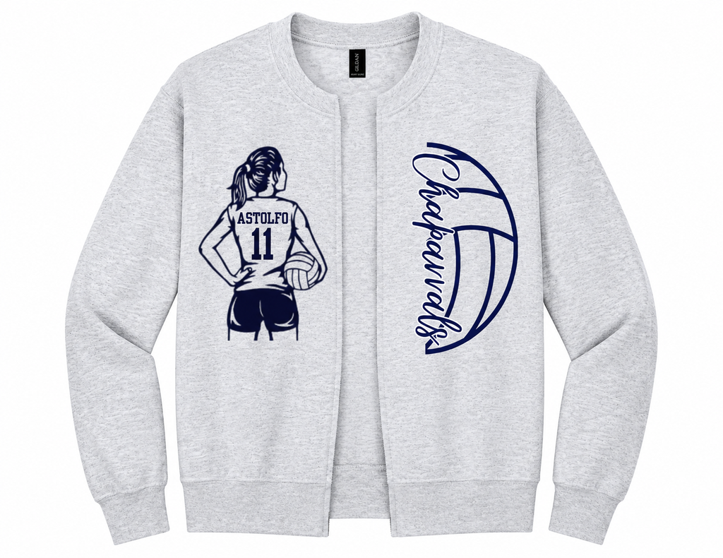 Custom Player Cardigan Crewneck