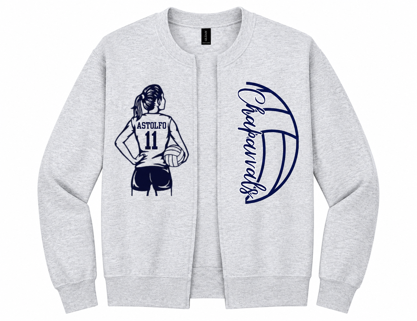 Custom Player Cardigan Crewneck