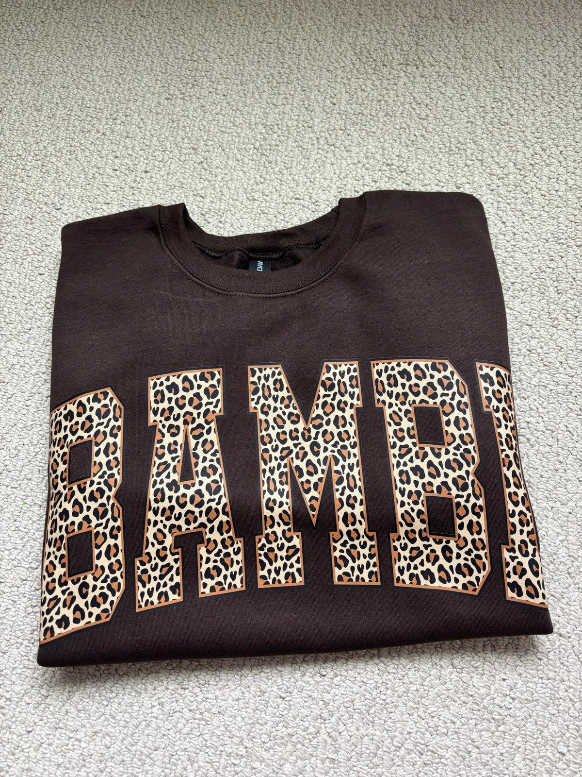 Custom Leopard Print Crewneck