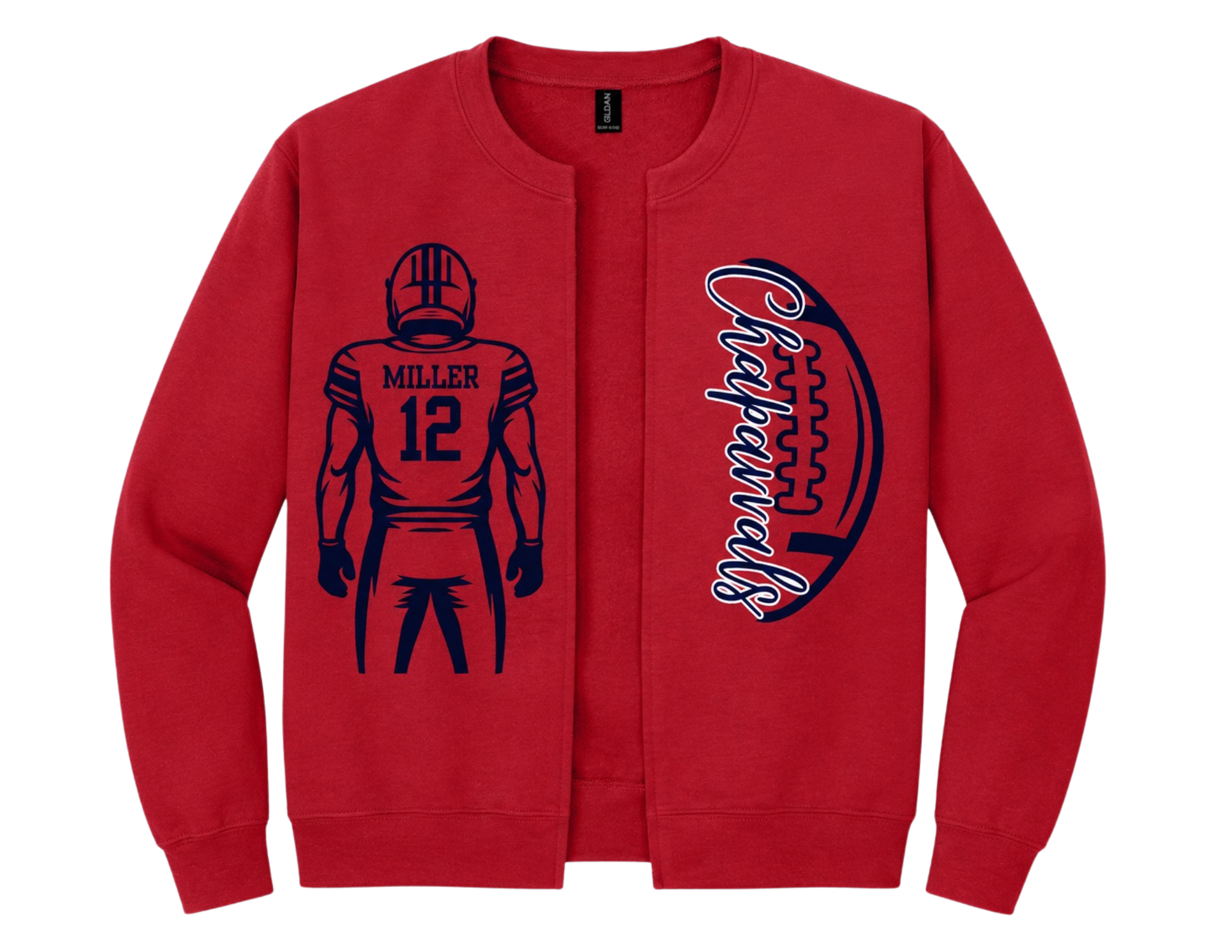 Custom Player Cardigan Crewneck