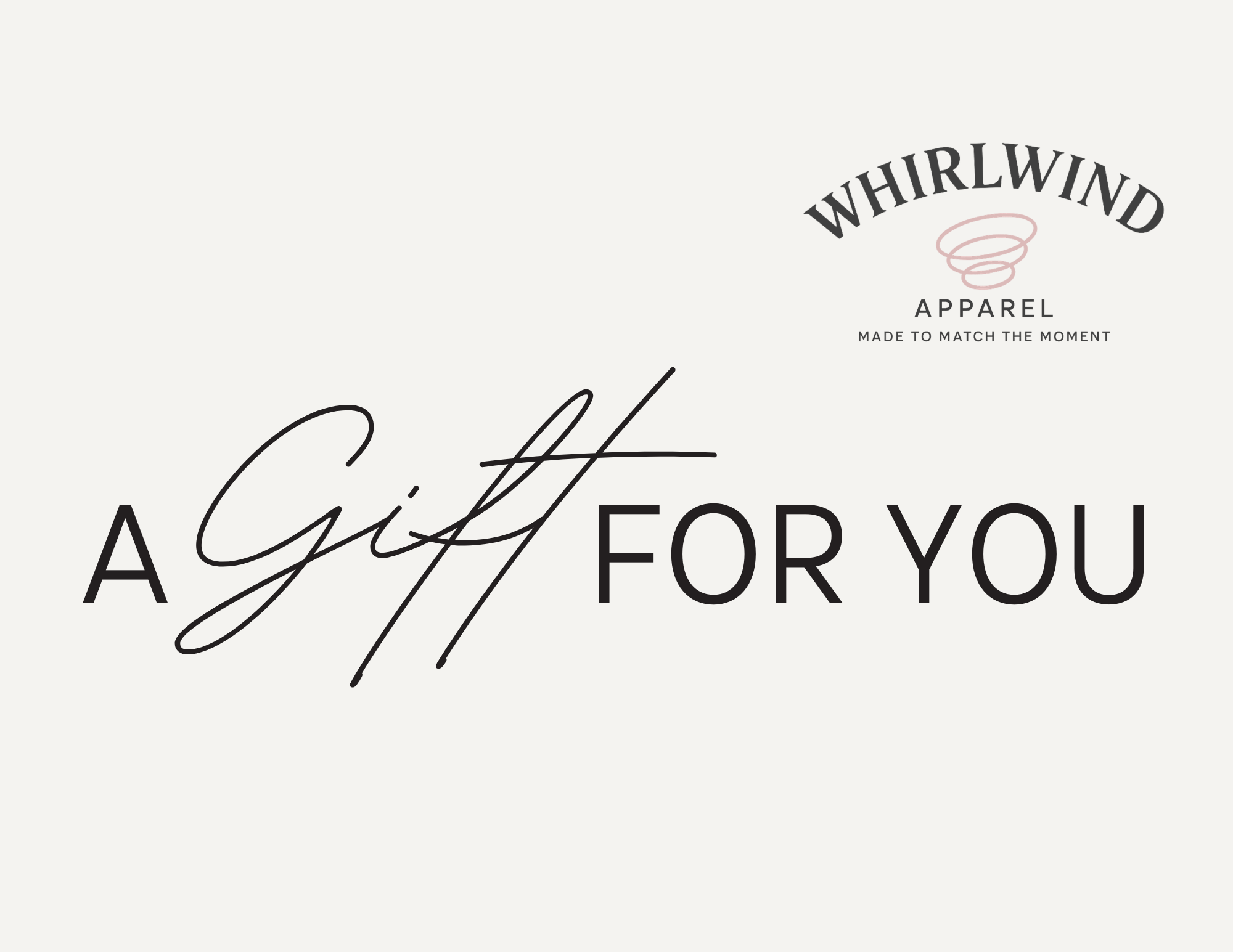 Whirlwind Apparel Gift Card
