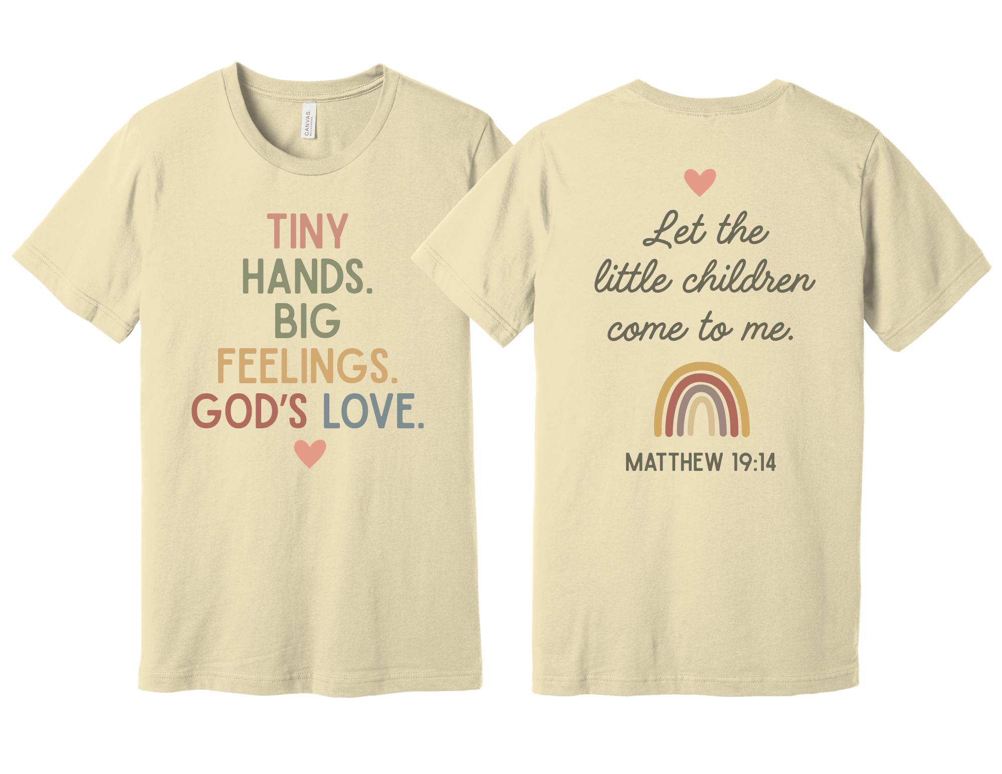 Tiny Hands. Big Feelings. God's Love.