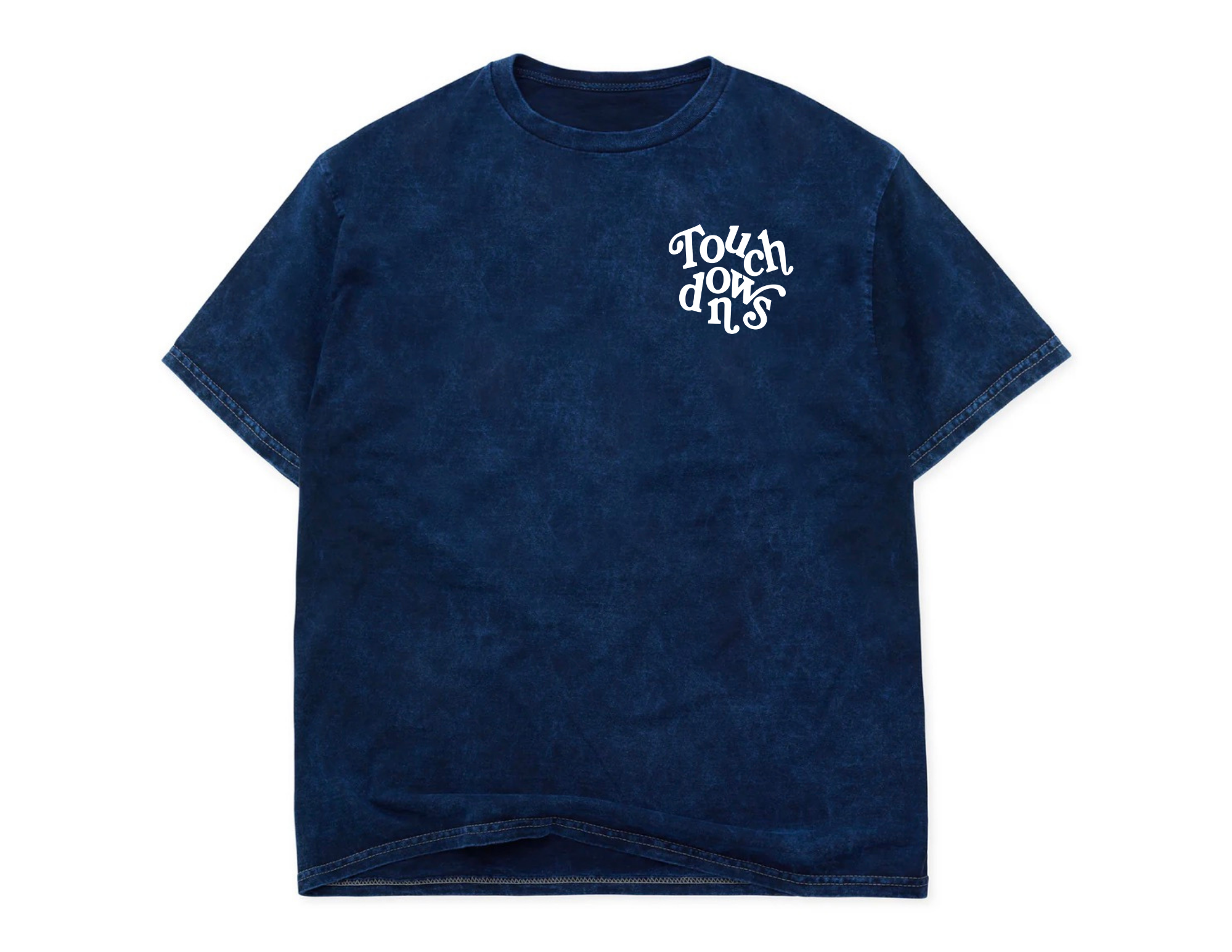 I Love Touchdowns Oversized Mineral Wash Tee