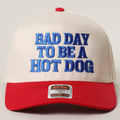 Bad Day To Be A Hot Dog Embroidered Trucker Hat