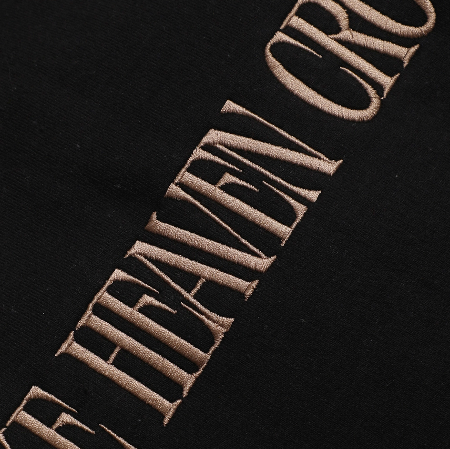Make Heaven Crowded Embroidered Heavyweight Sweatshirt