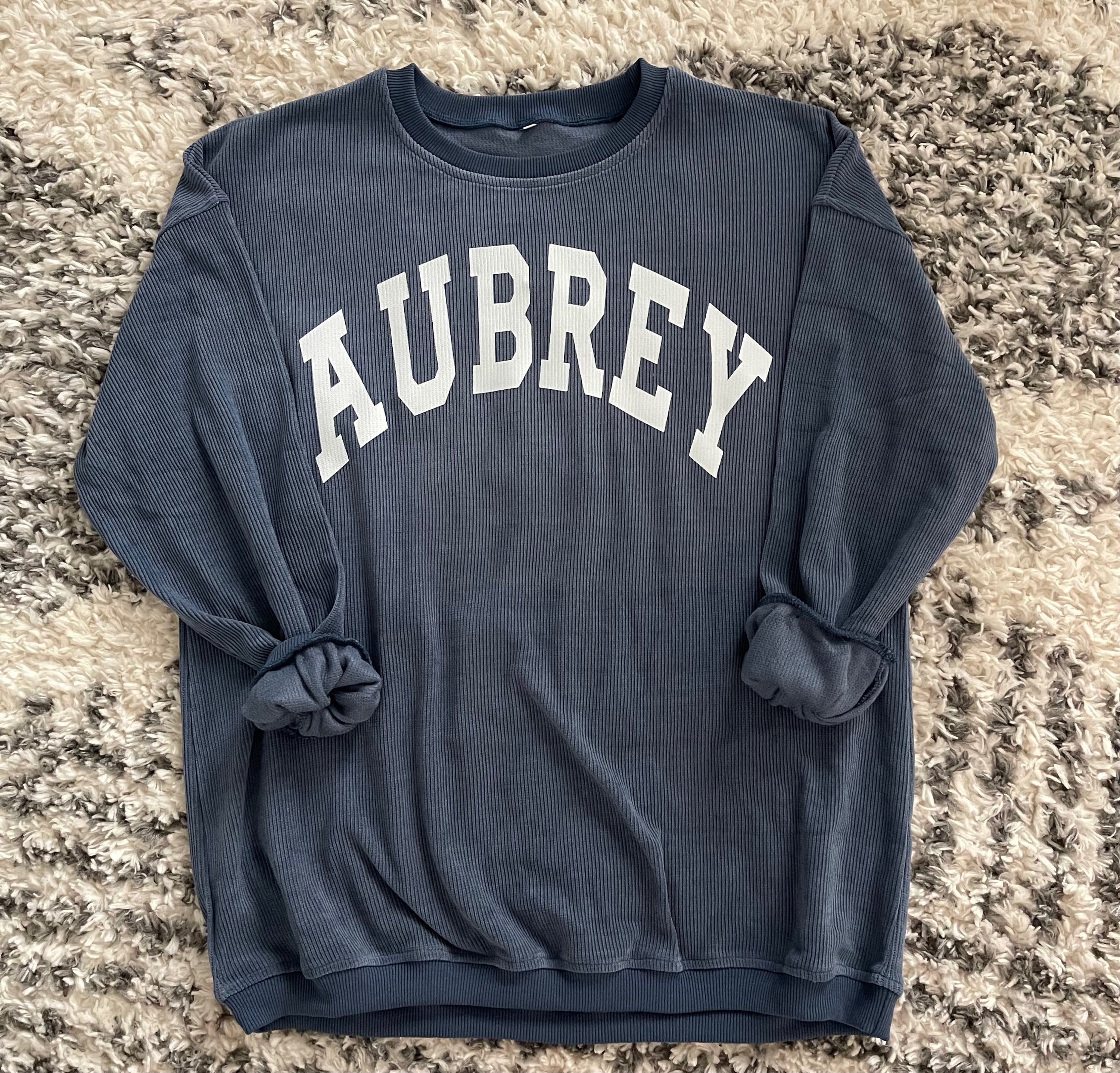 Aubrey Corded Sweatshirt
