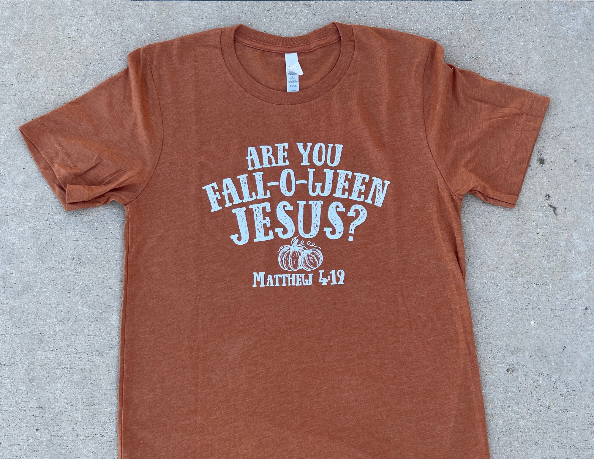 Fall-O-Ween Jesus Shirt