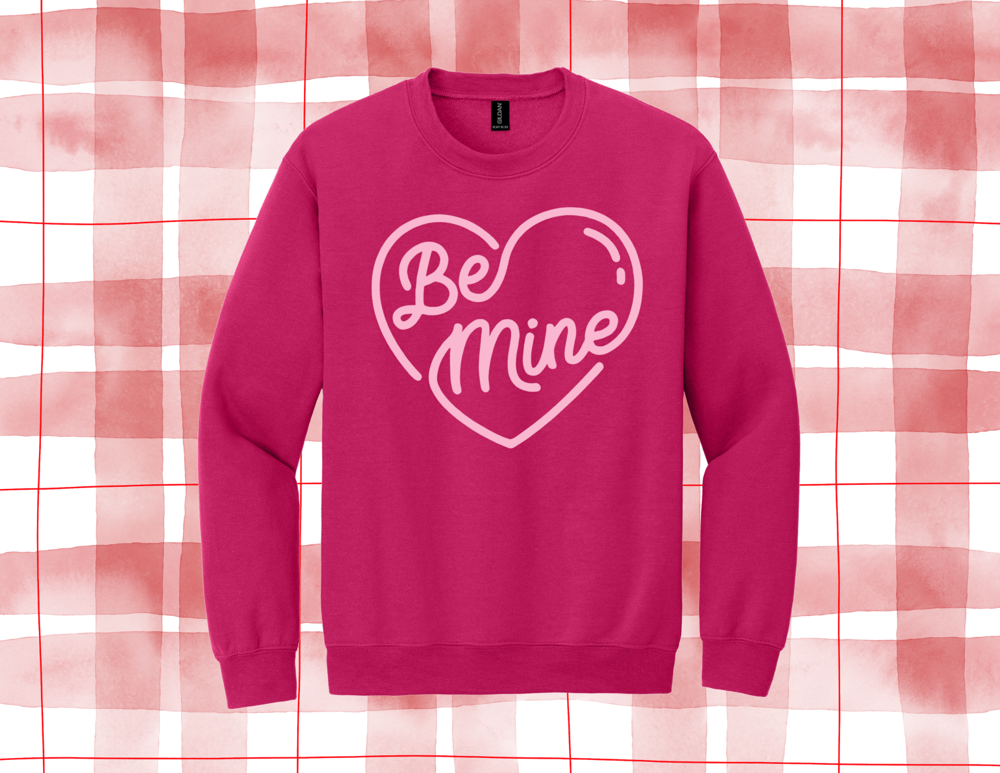 Be Mine Puff Print Sweatshirt