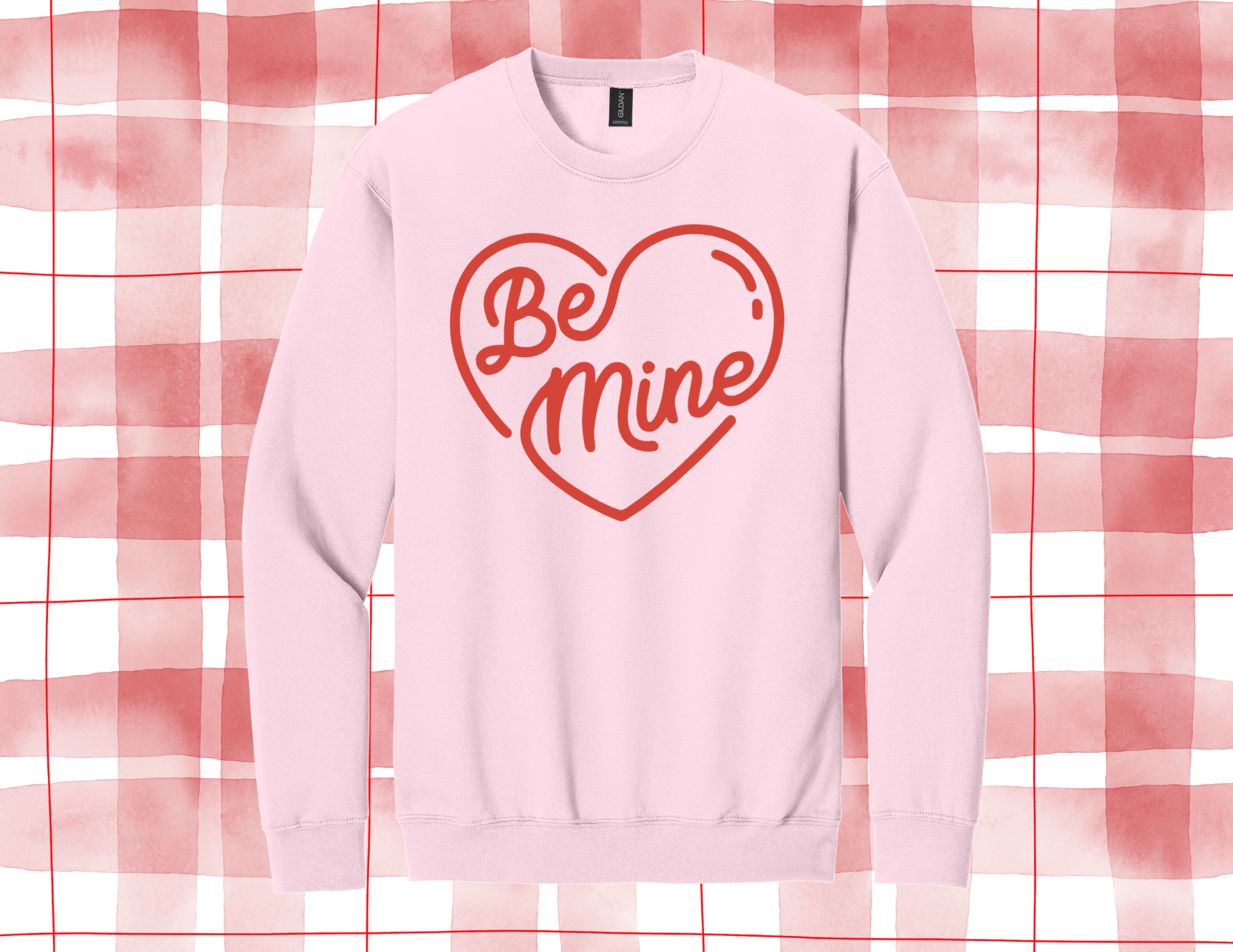 Be Mine Puff Print Sweatshirt